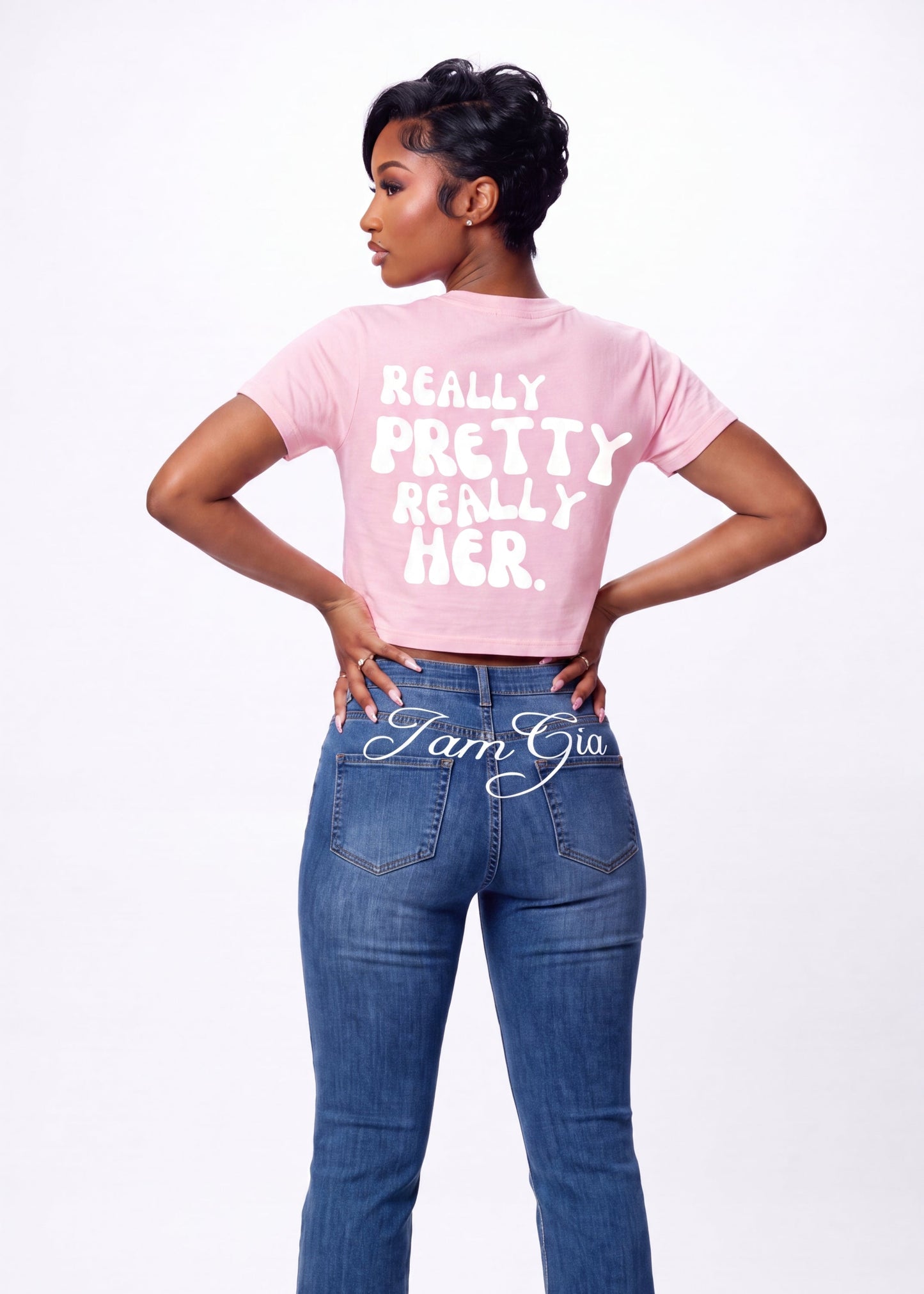 Bubble Gum Pretty Privilege Baby Tee